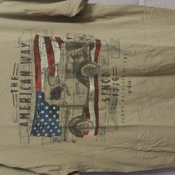 Men's Fruit of the Loom The American Way Since 1776 short sleeve tee size L - Picture 2 of 3